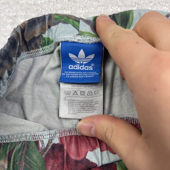 Adidas Originals Battle of the Birds Leggings Floral Tropical AOP Wom Size XS - Picture 5 of 11